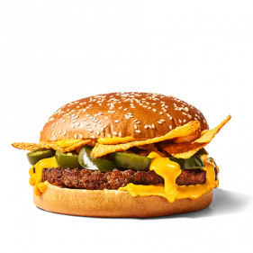 Cheesy Nachos Burger