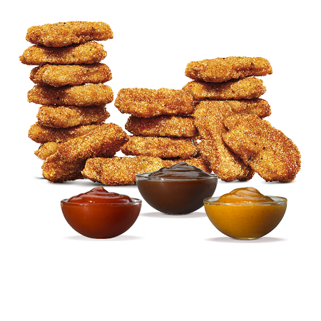 Chicken nuggets 20pcs + 3 sauces