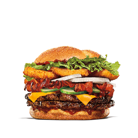 Summer Crunch Double Beef Burger