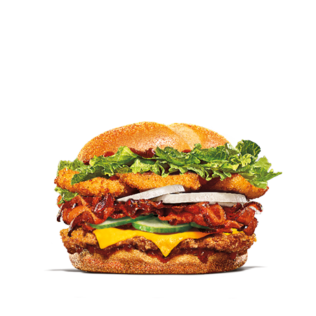 Summer Crunch Chicken Burger Menu