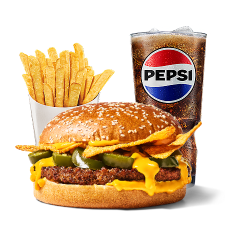 Cheesy Nachos Burger